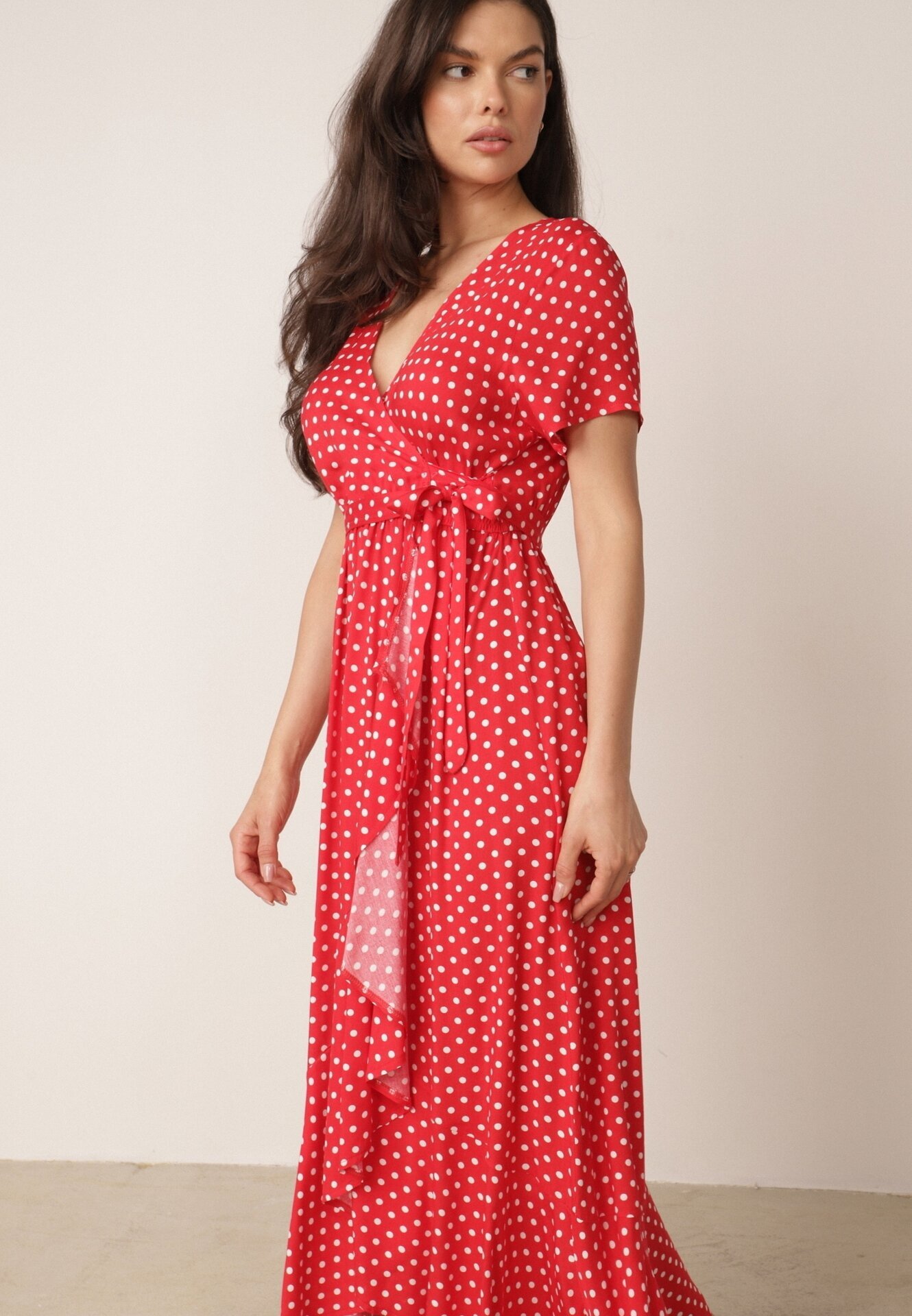 rosa Rochie roșie Echosia
