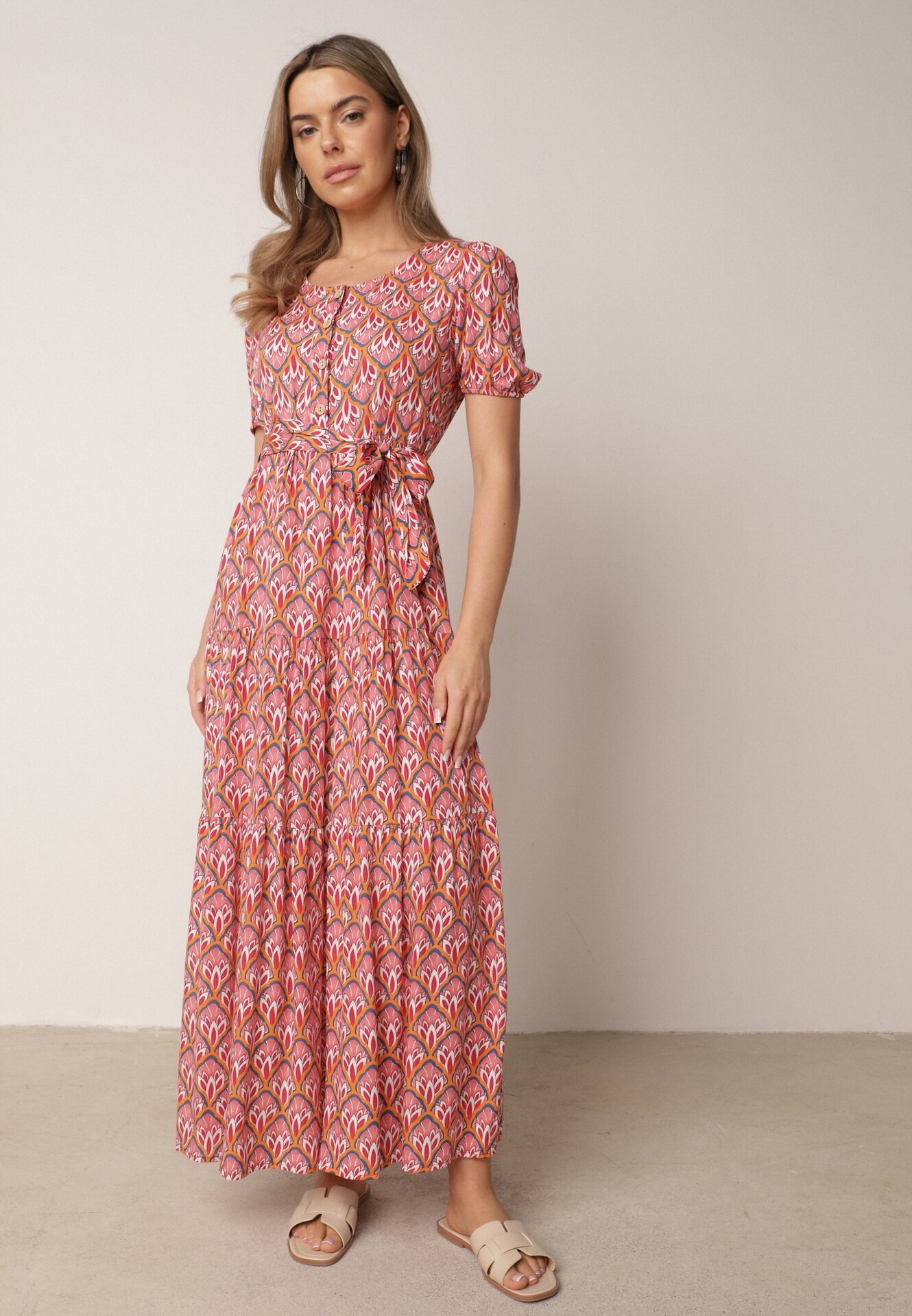 rosa Rochie Roz-Portocalie Melenope