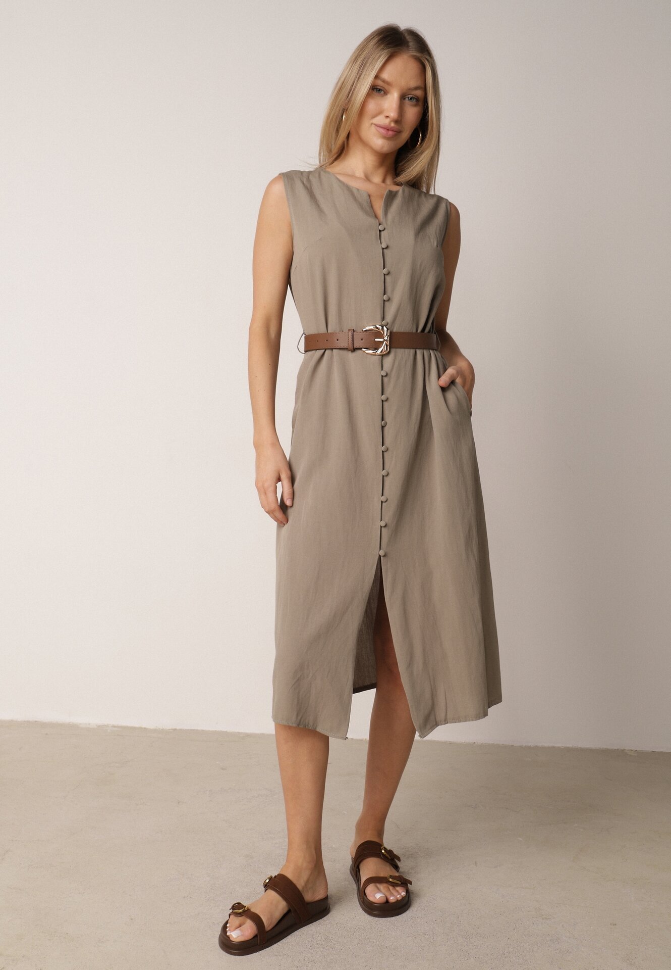 rosa Rochie Verde