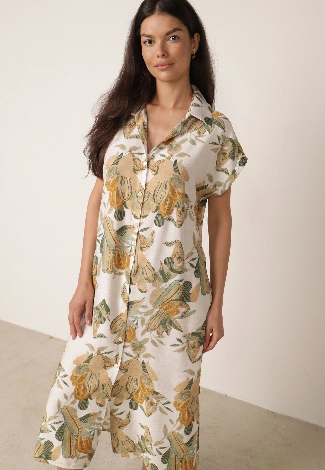 rosa Rochie Verde