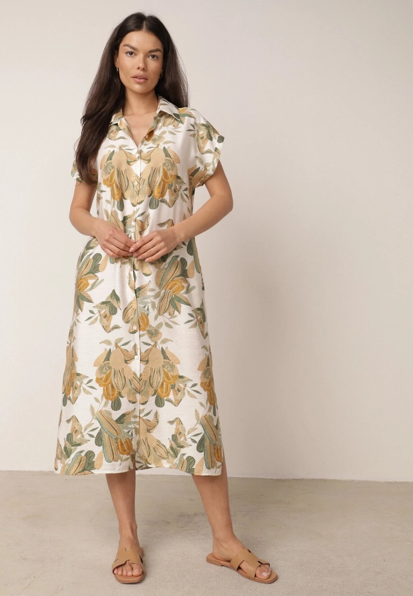 rosa Rochie Verde