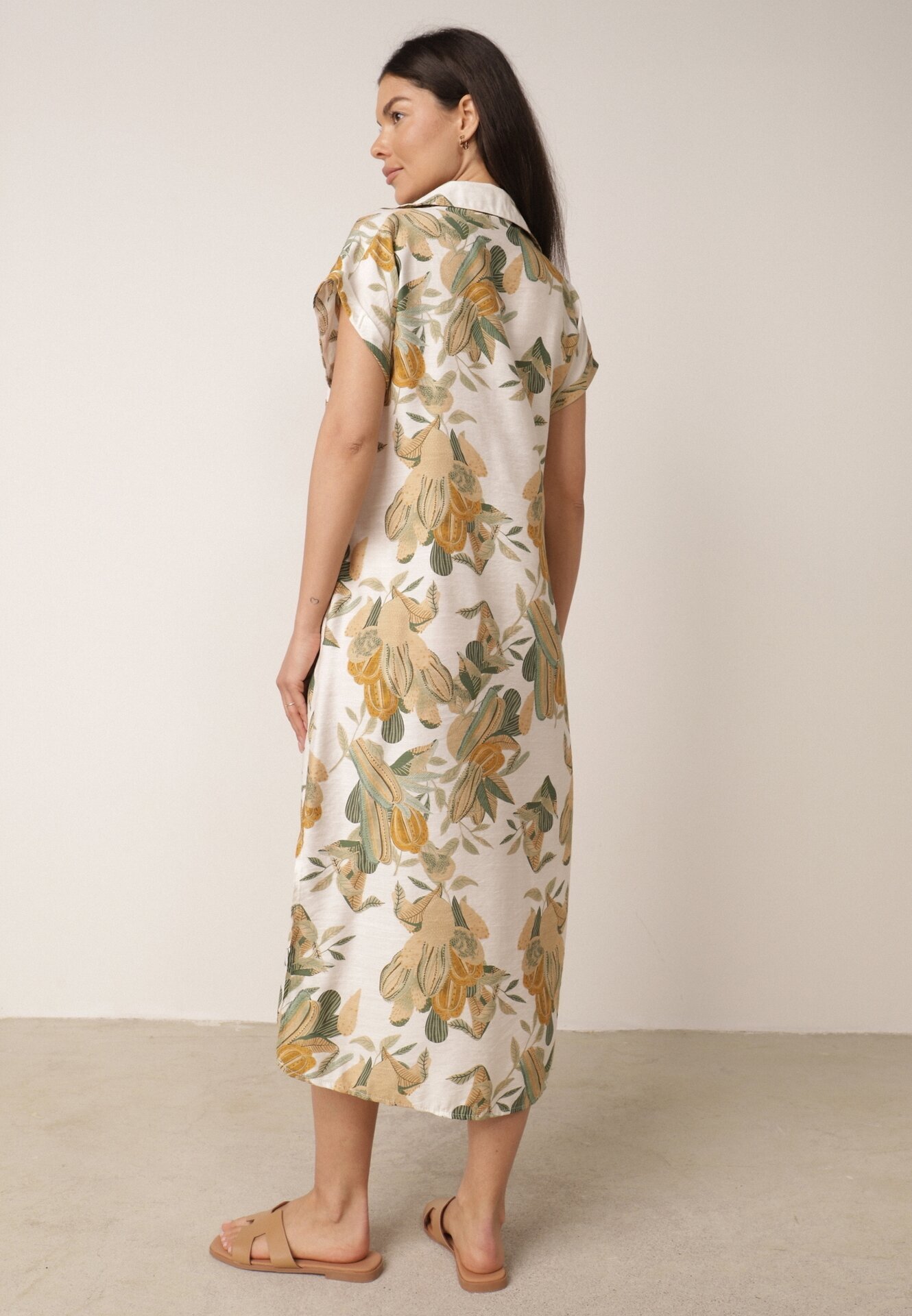 rosa Rochie Verde