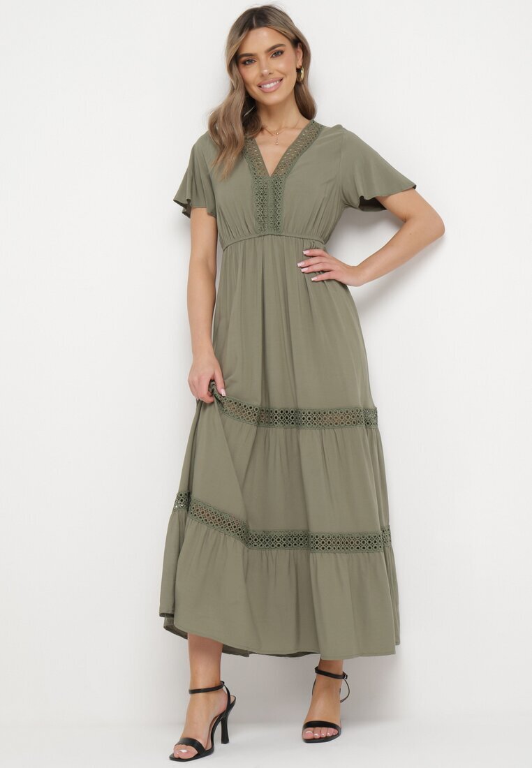rosa Rochie Verde închisă Selphie