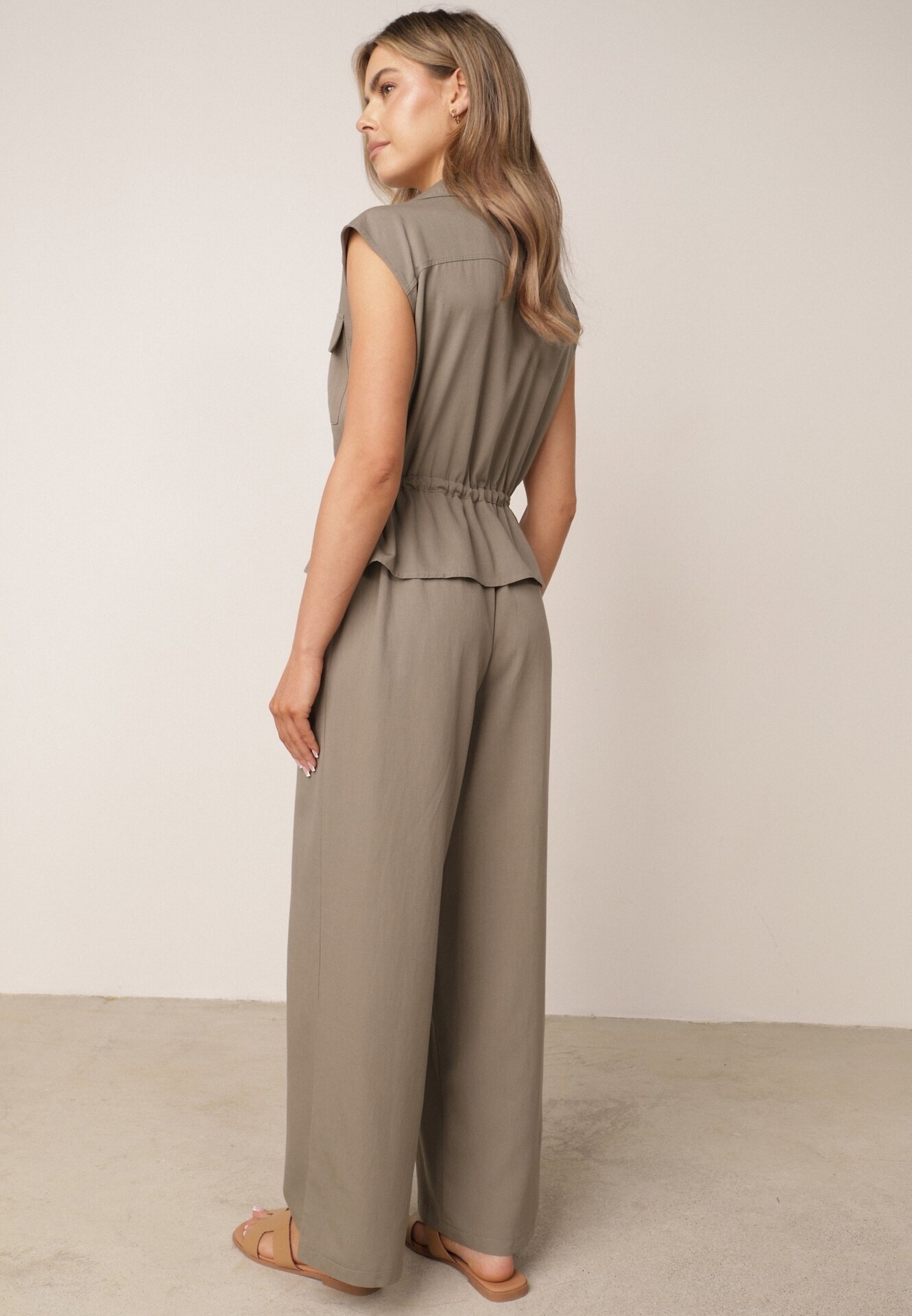 rosa Salopetă Casual Khaki