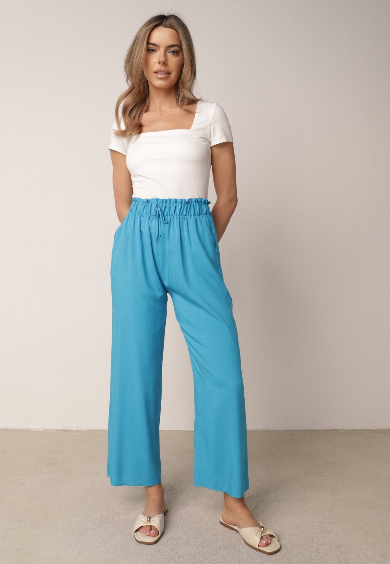 rosita Pantaloni Albastre Sharrill