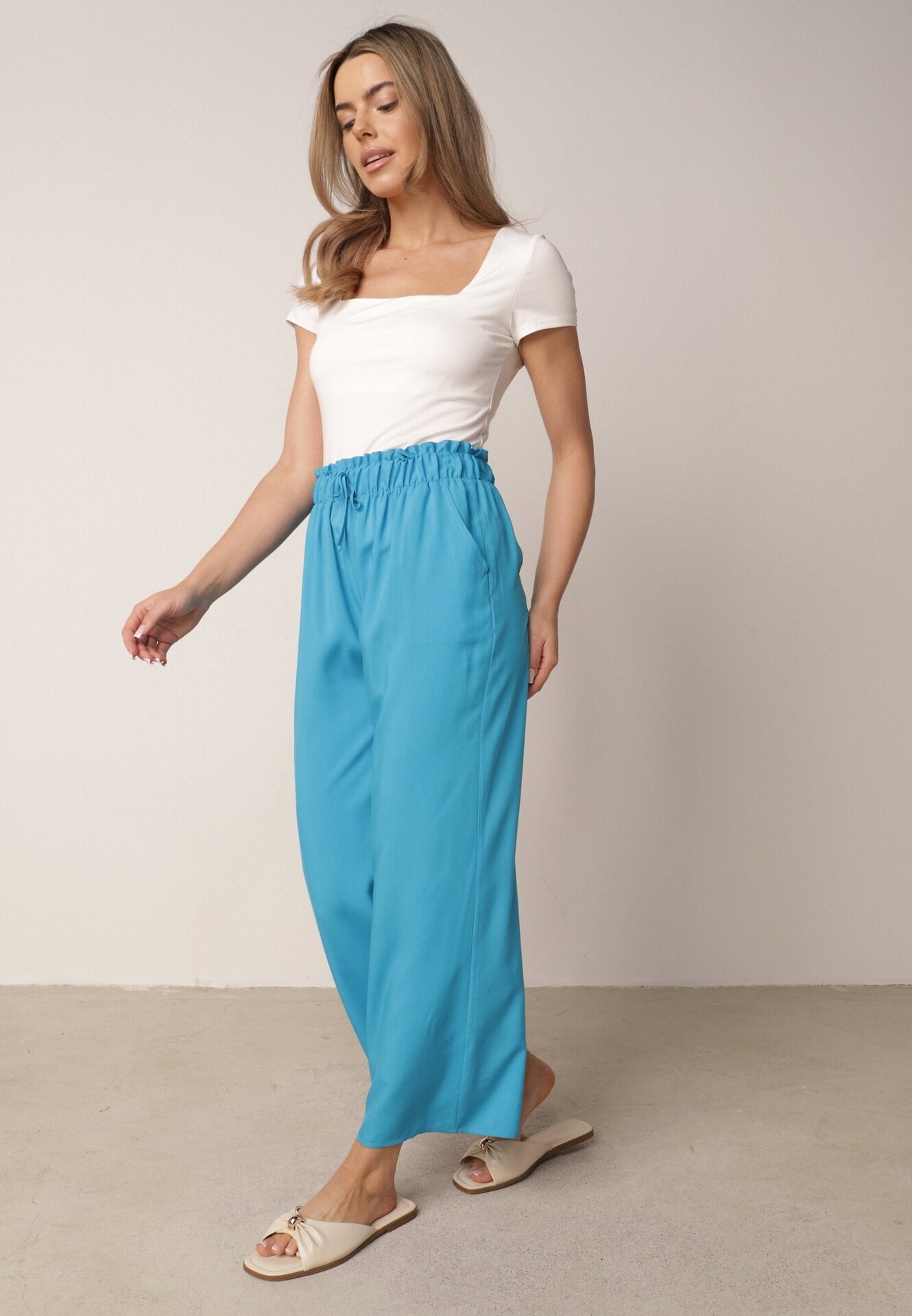 rosita Pantaloni Albastre Sharrill