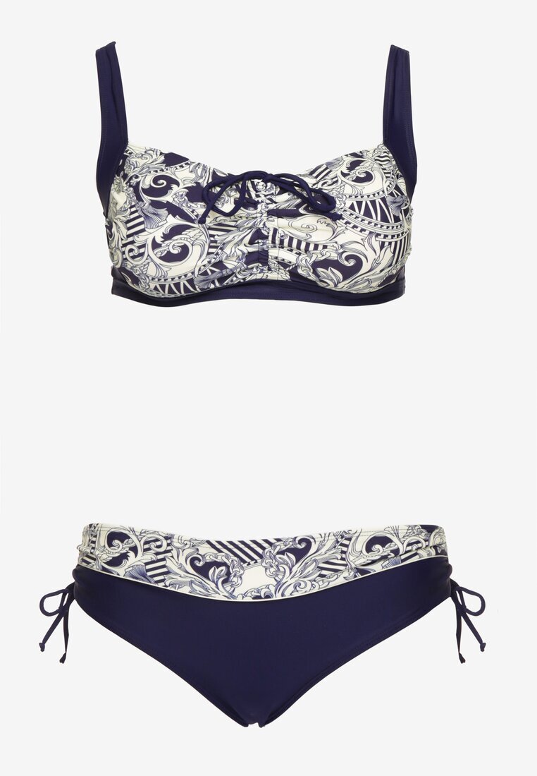 rosse line Bikini Bleumarin cu elastic Sutien și Chiloți slip Miladenna