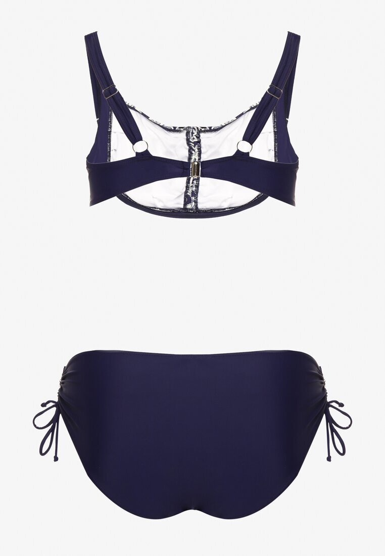 rosse line Bikini Bleumarin cu elastic Sutien și Chiloți slip Miladenna
