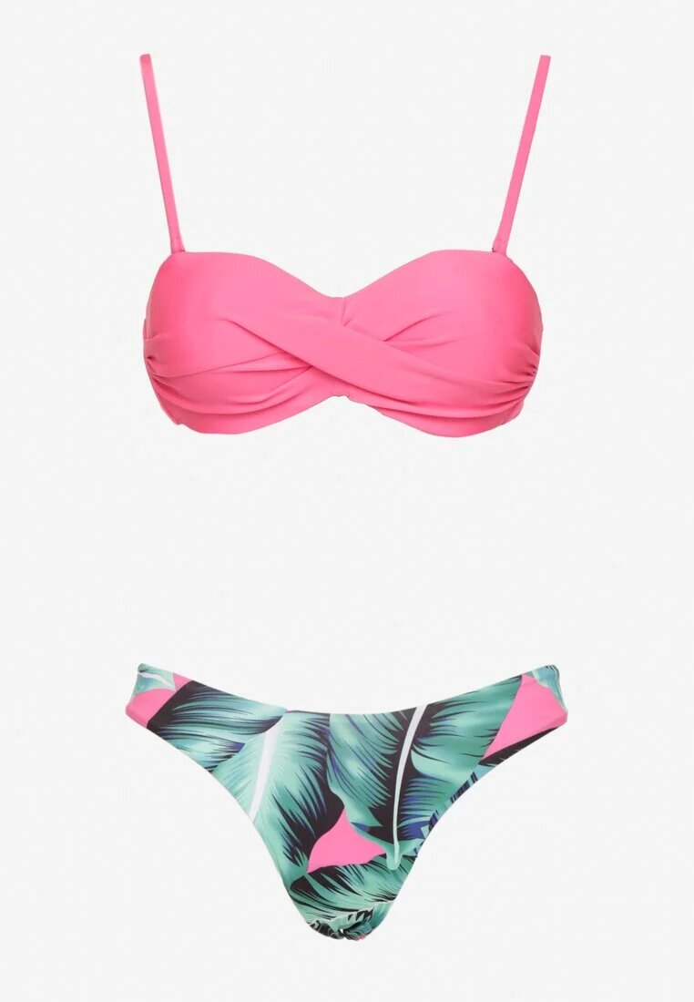 rosse line Bikini Fuksjowe din 3 piese Sutien cu nod Chiloți figi și Chiloți boxeri Levinna