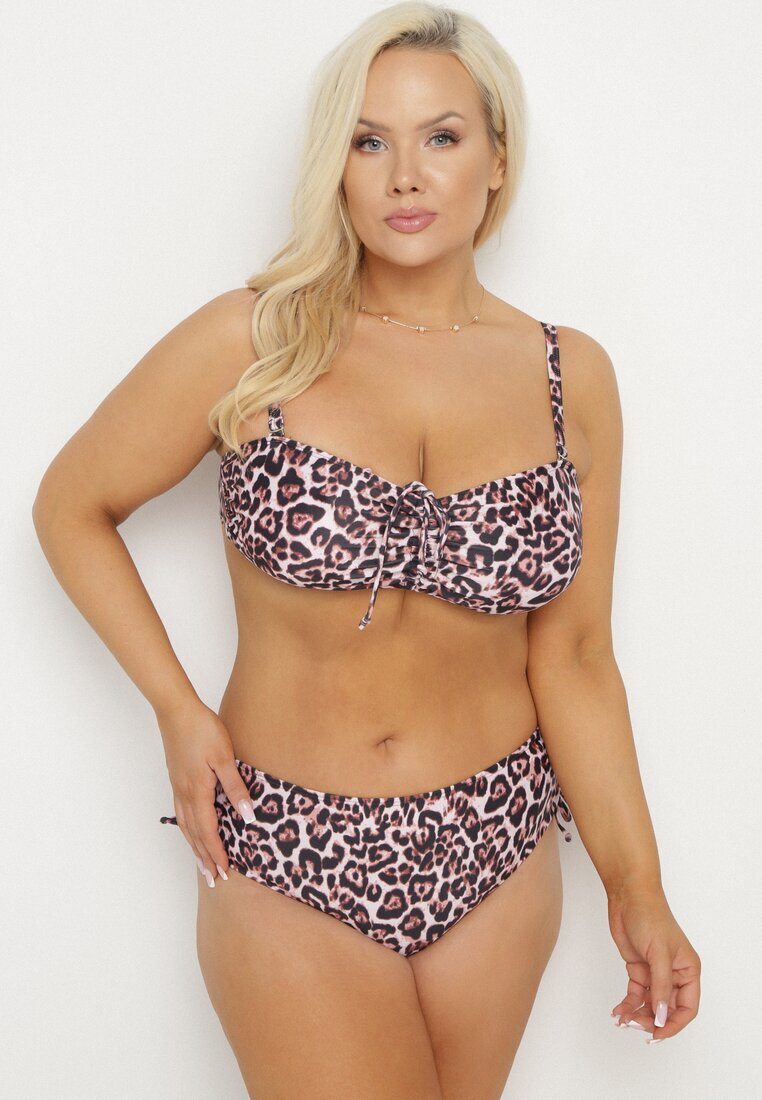 rosse line Bikini Maro Sutien cu legătură și Chiloți tip slip cu șnururi Uloselia