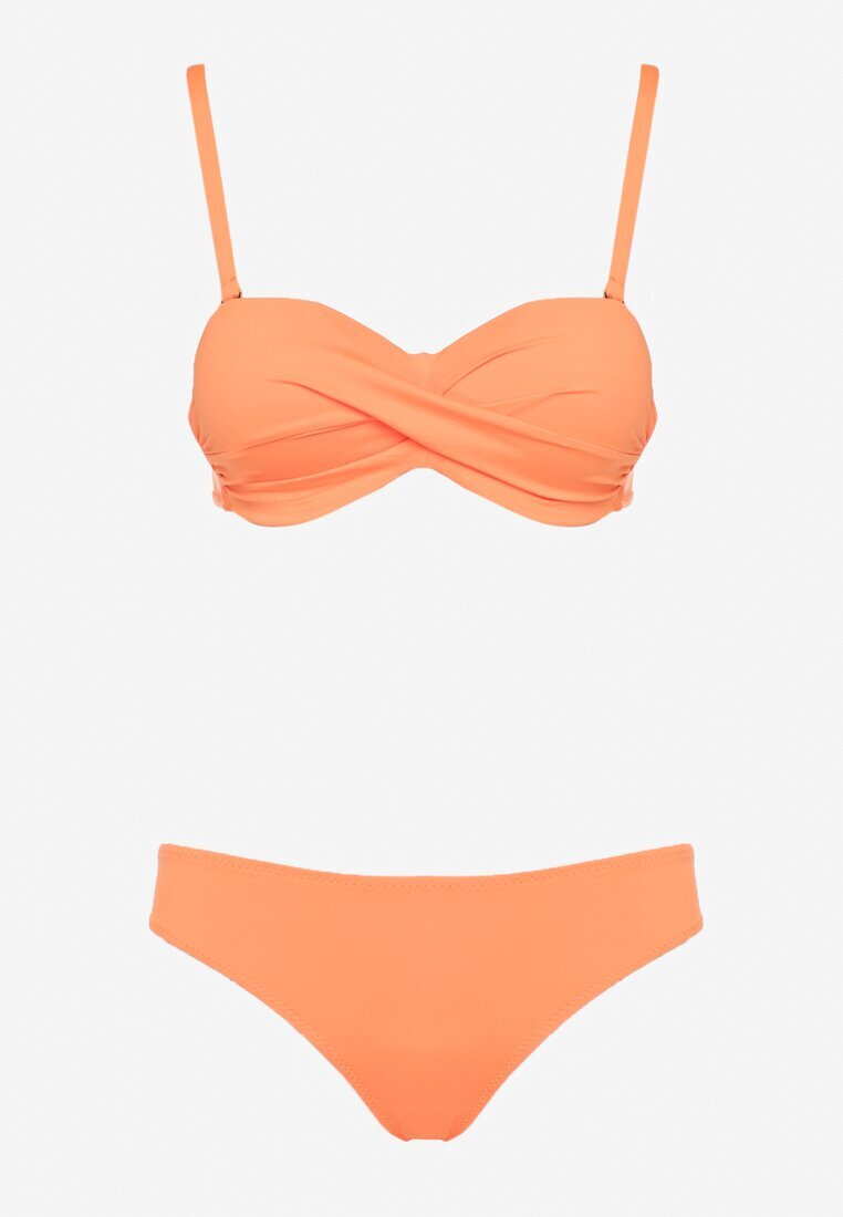 rosse line Bikini Portocaliu Sutien Legat la Spate 2 Perechi Chiloți Tip Figi Galarella