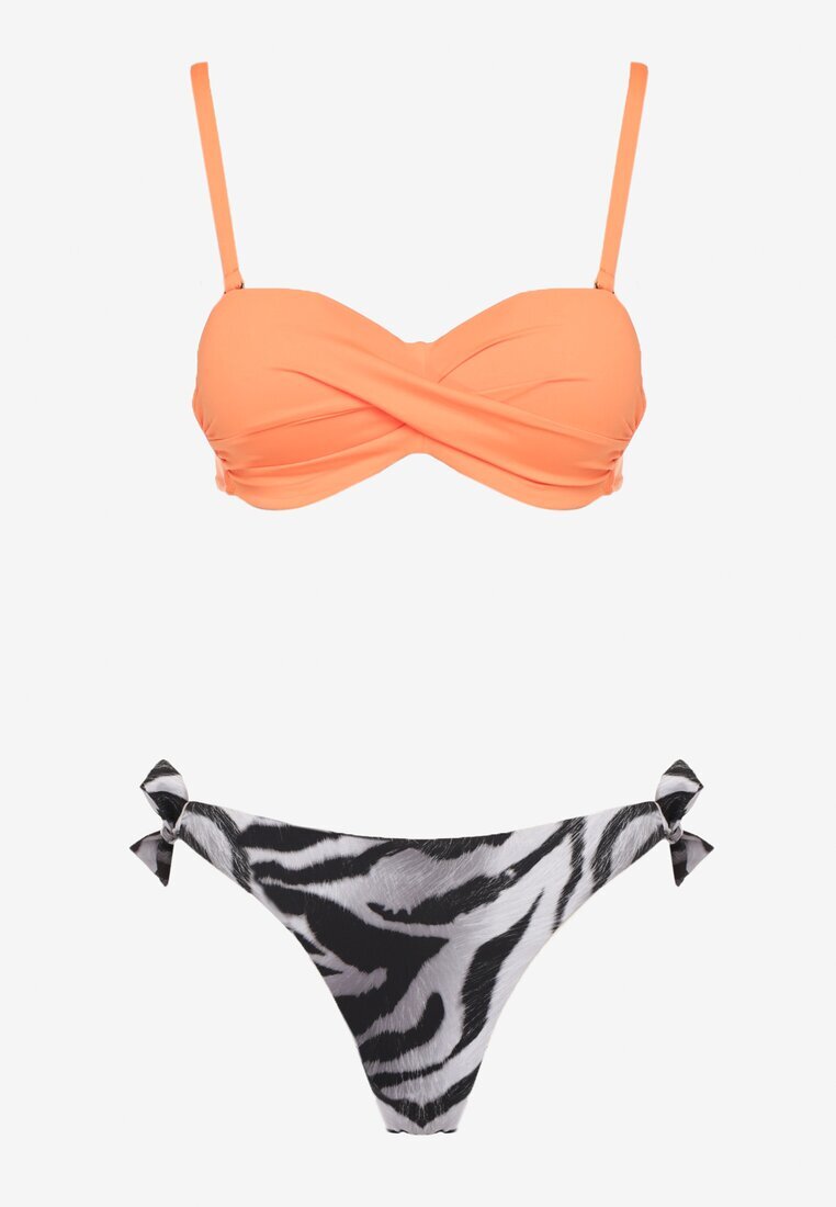 rosse line Bikini Portocaliu Sutien Legat la Spate 2 Perechi Chiloți Tip Figi Galarella