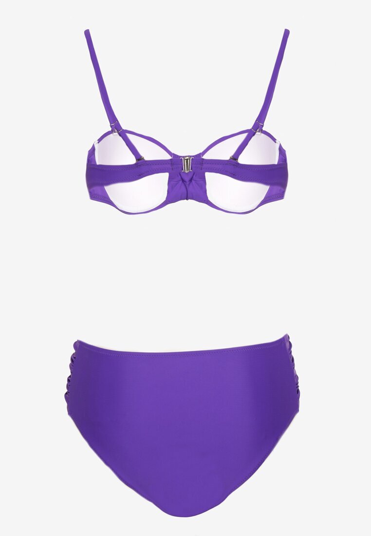 rosse line Bikini Violet Sutien întărit și Chiloți decorați cu volănașe Eretelli