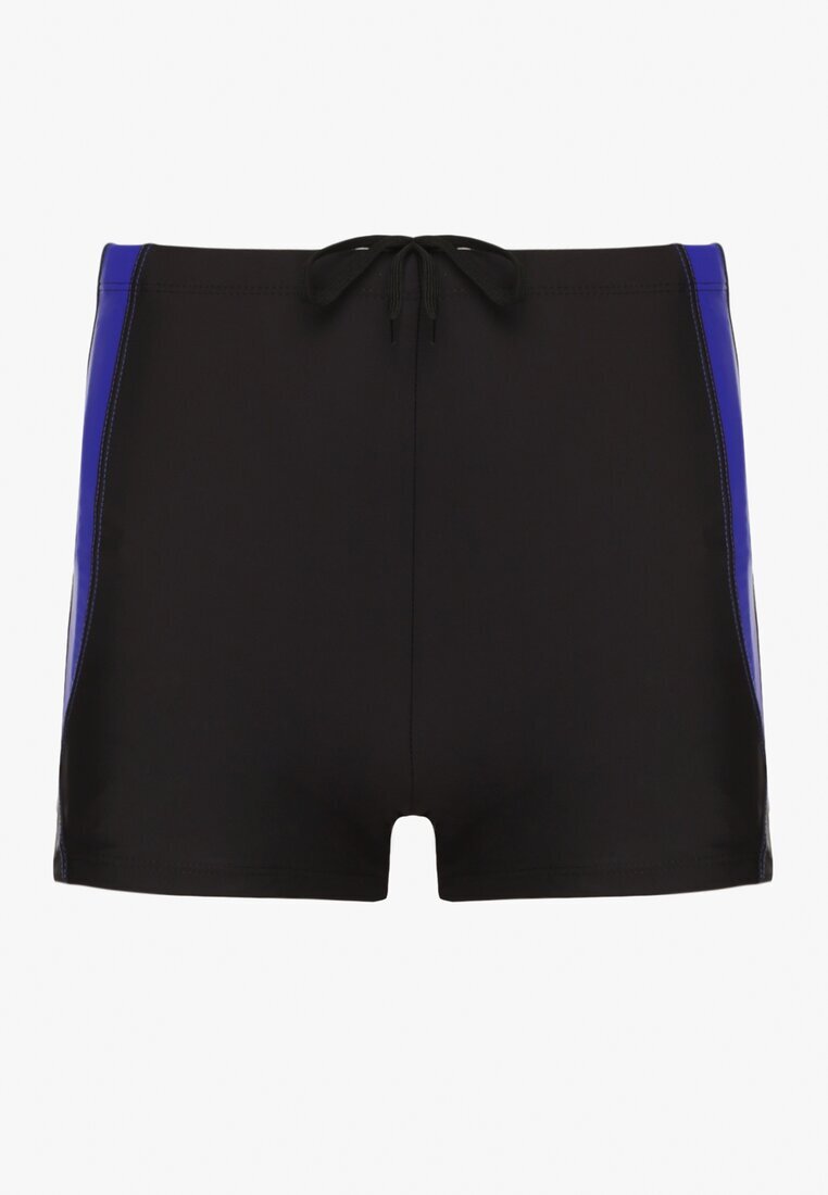 rosse line Boxeri de baie bleumarin cu elastic în talie Milannea