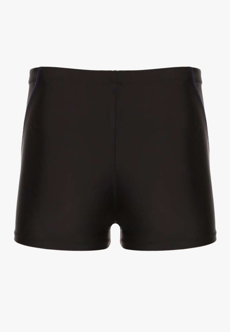 rosse line Boxeri de baie bleumarin cu elastic în talie Milannea