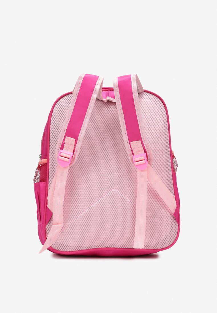  Rucsac Roz cu bretele reglabile cu buzunar cu velcro Qulise