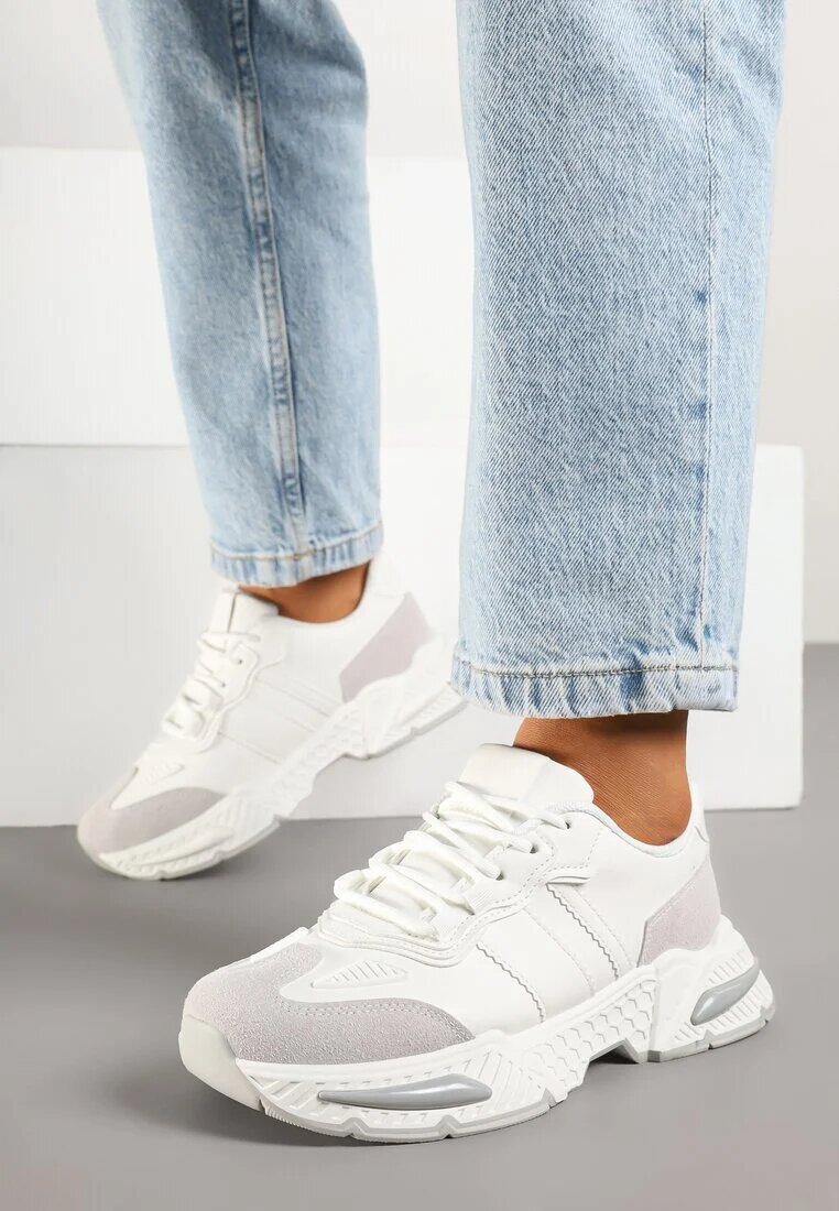 seastar Adidași Albi Streetwear cu Cusături Contrastante Ilirenas