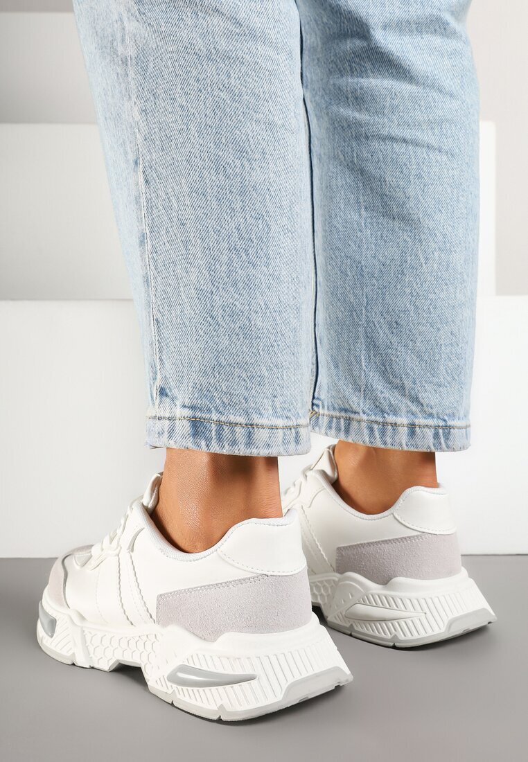 seastar Adidași Albi Streetwear cu Cusături Contrastante Ilirenas