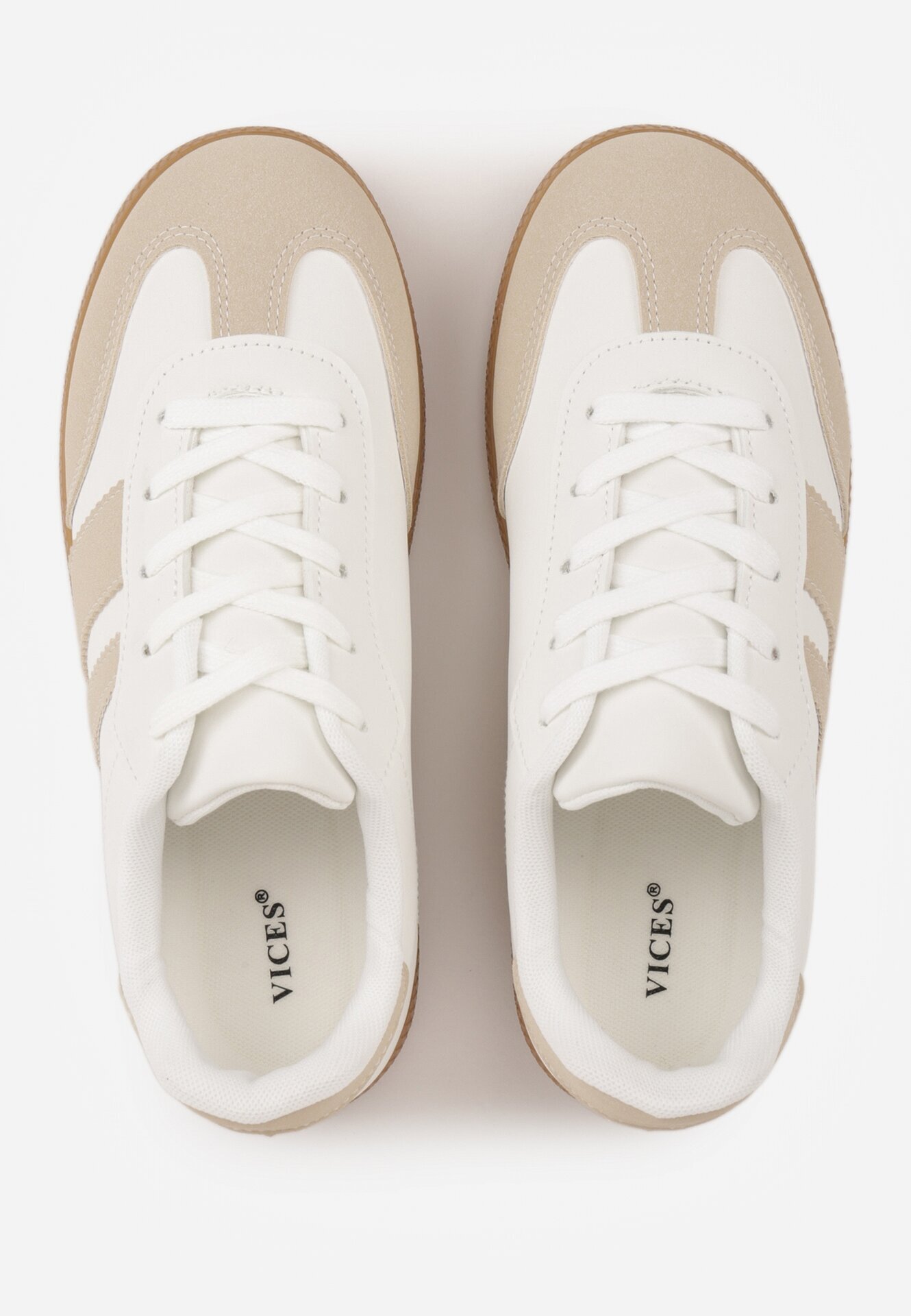 seastar Adidași Bej și Alb cu Dungi Decorative Danavin
