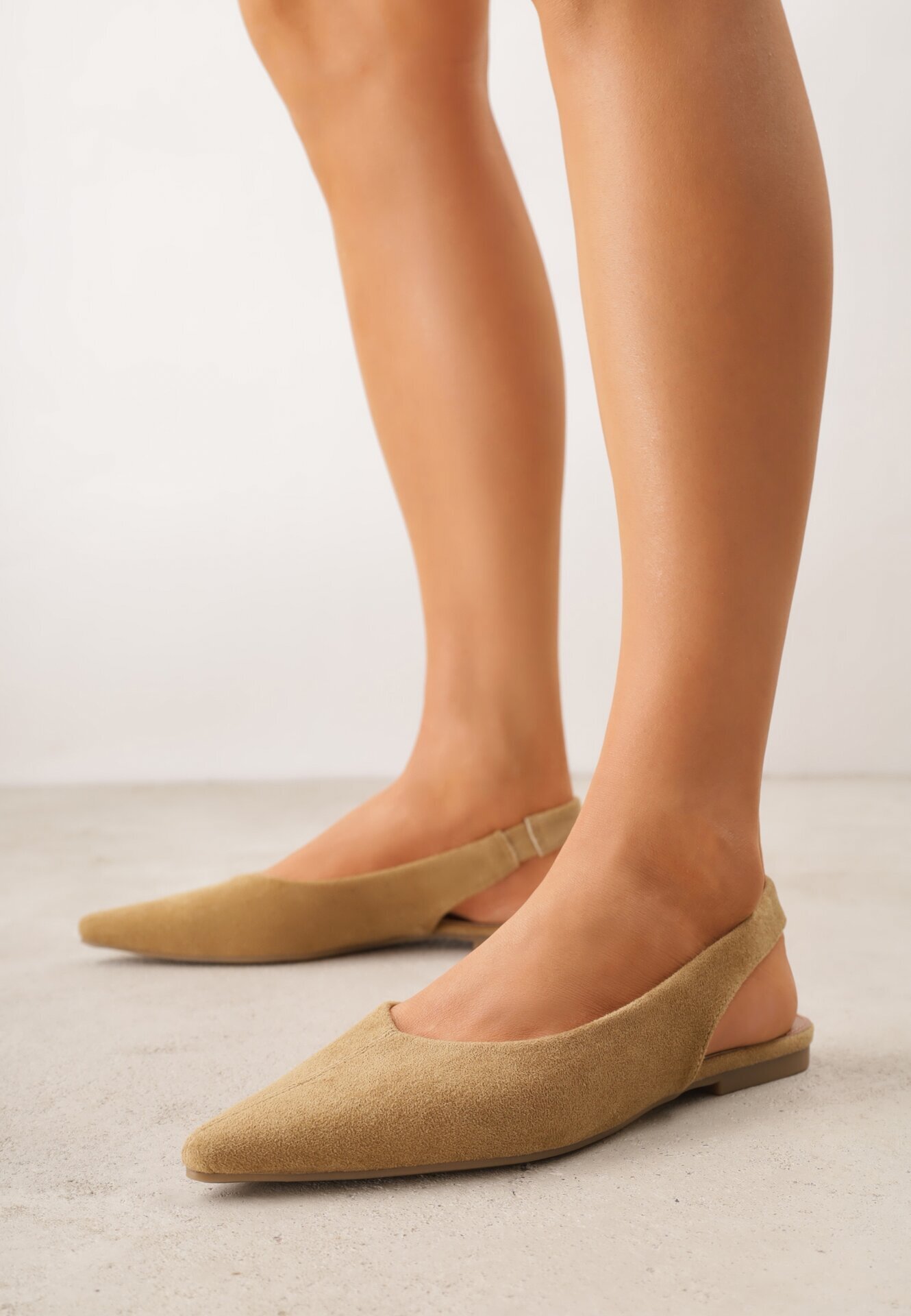 seastar Balerini Bej închis în Stil Slingback Adriame