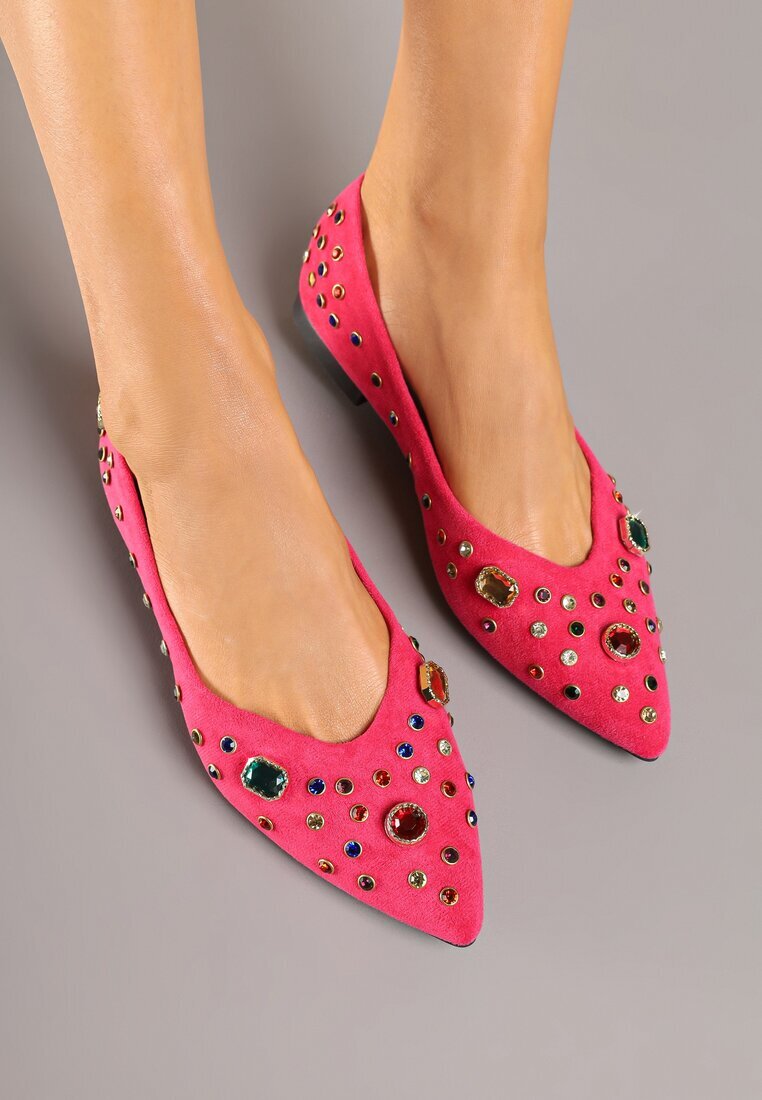 seastar Balerini Fucsia Decorați cu Pietricele Colorate Ulianisea
