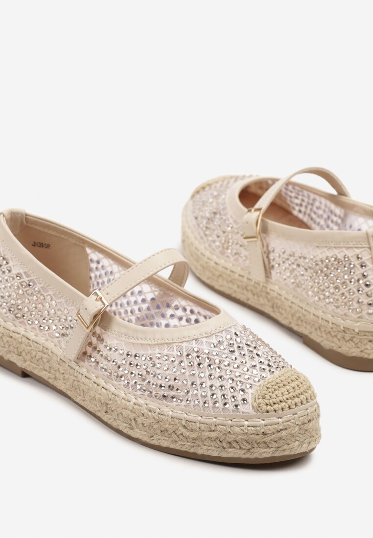 seastar Espadrile bej ajurate cu împletitură Rineviella
