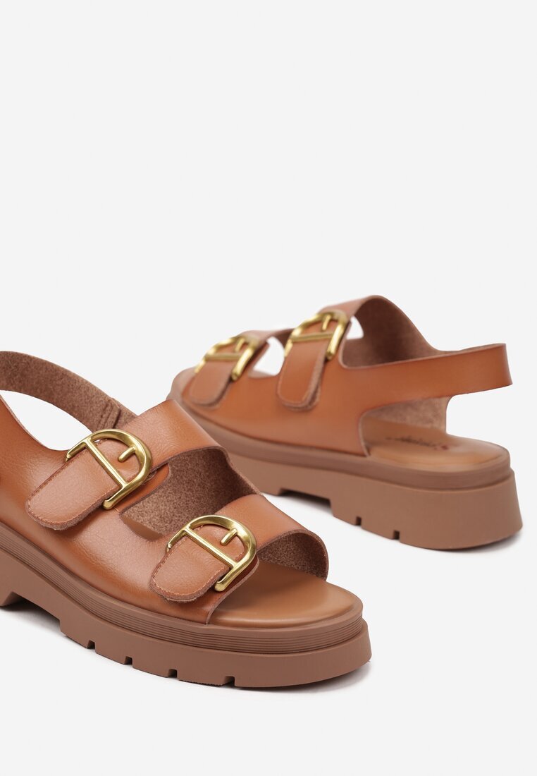 seastar Sandale Maro cu Catarame Decorative Cu velcro Lanadiel