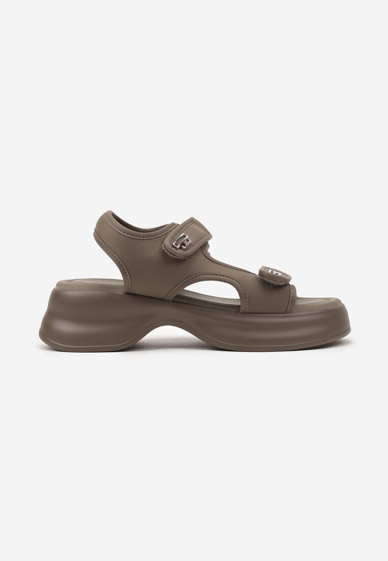 seastar Sandale Verzi cu Talpă din Spumă în Stil Chunky Silseki