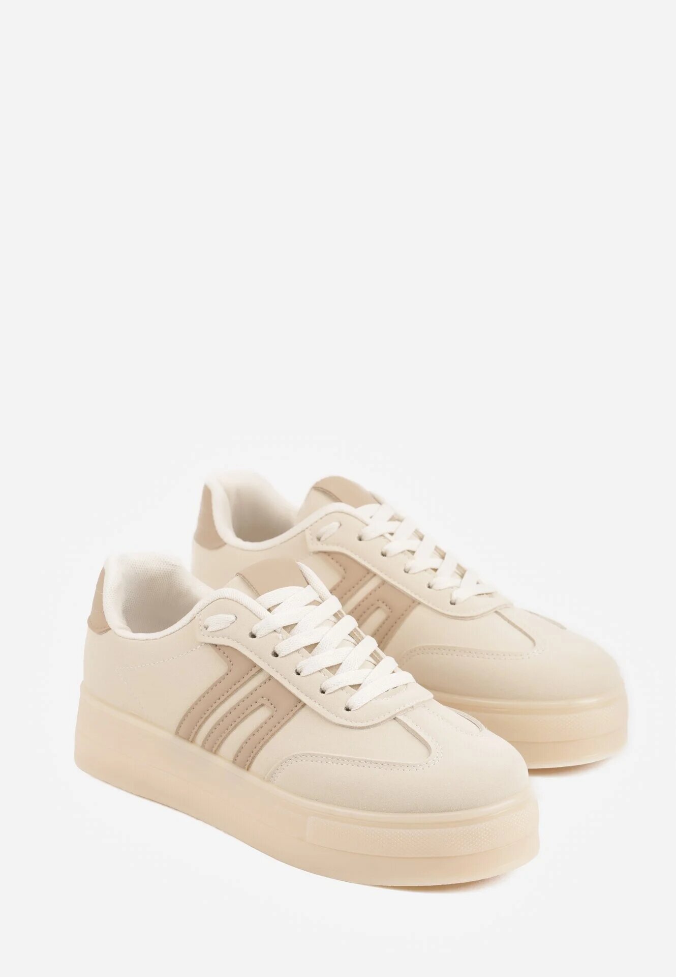 seastar Sneakers Bej Iconici Teniși cu Platformă