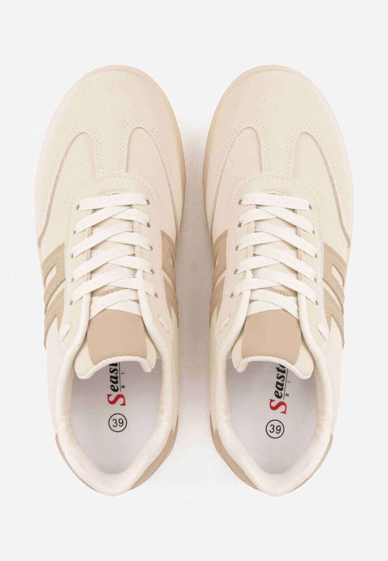 seastar Sneakers Bej Iconici Teniși cu Platformă