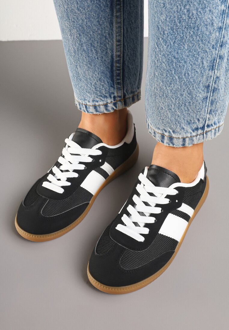 seastar Sneakers Tenisi Negri cu Dungi Decorative Nelidi
