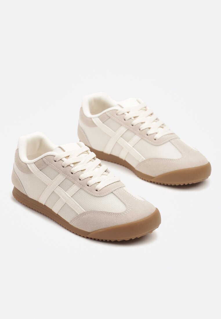 seastar Sneakerși bej în stilul tenișilor iconici Ilissena