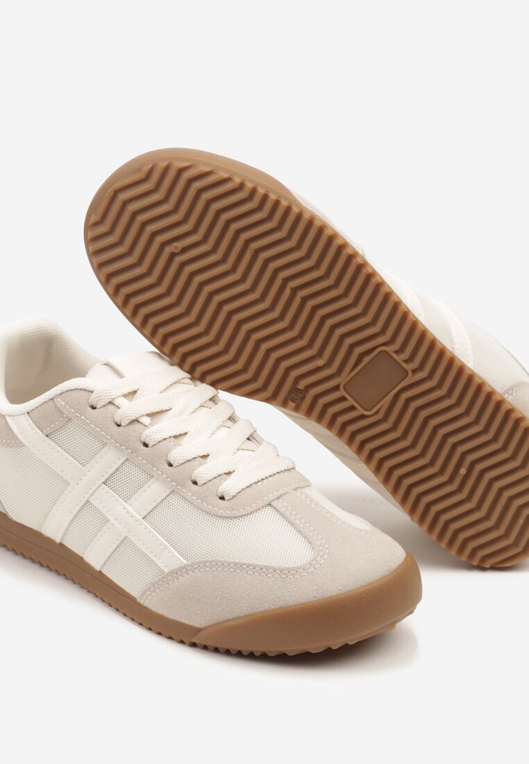 seastar Sneakerși bej în stilul tenișilor iconici Ilissena