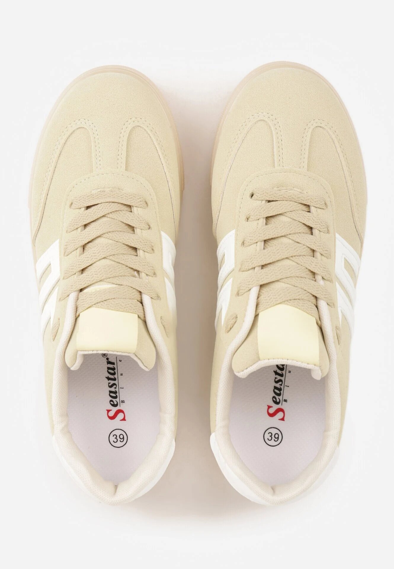 seastar Sneakersi Galbeni Culti Tenisi pe Platformă Hlalna