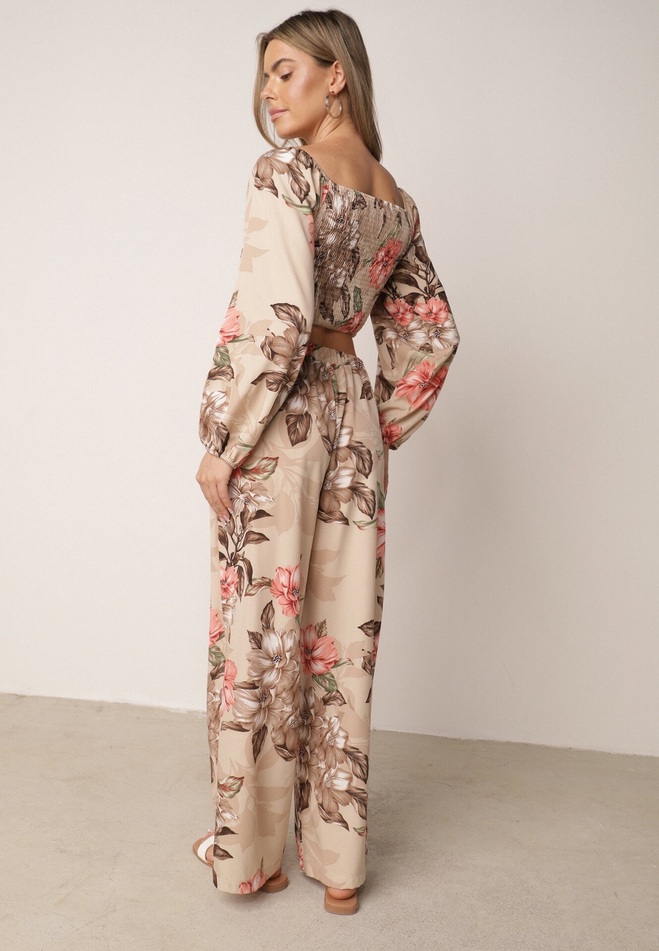  Set 2 piese Bej Floral Dansoll