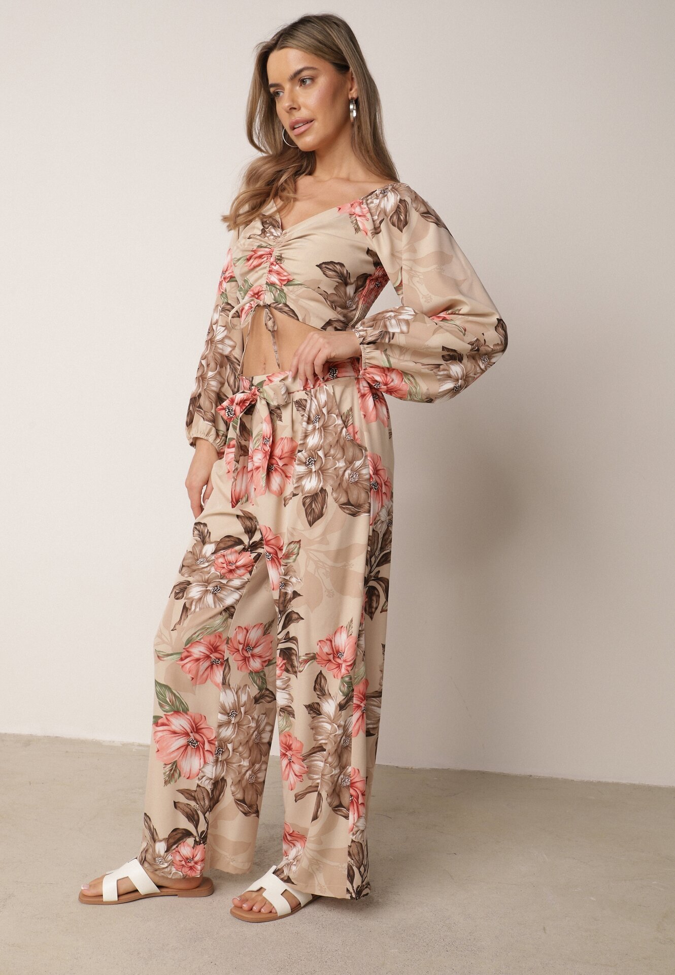  Set 2 piese Bej Floral Dansoll