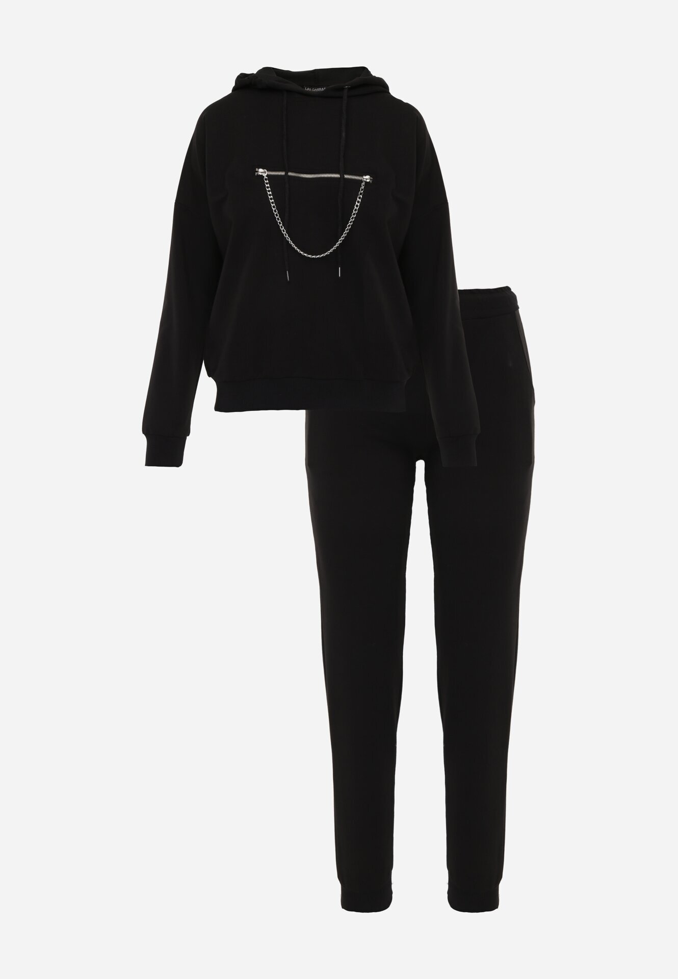  Set de trening Negru de bumbac Luscio