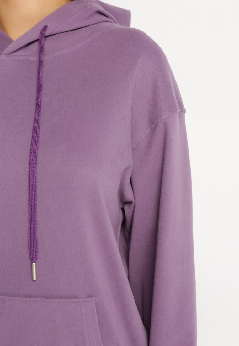  Set de Trening Violet din 2 piese cu Bluză și Pantaloni Ciprana