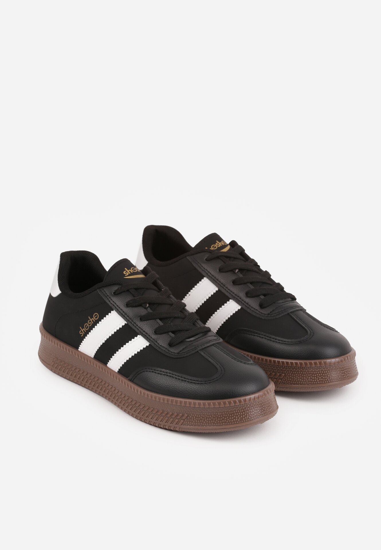 shosho Sneakers Negru cu alb