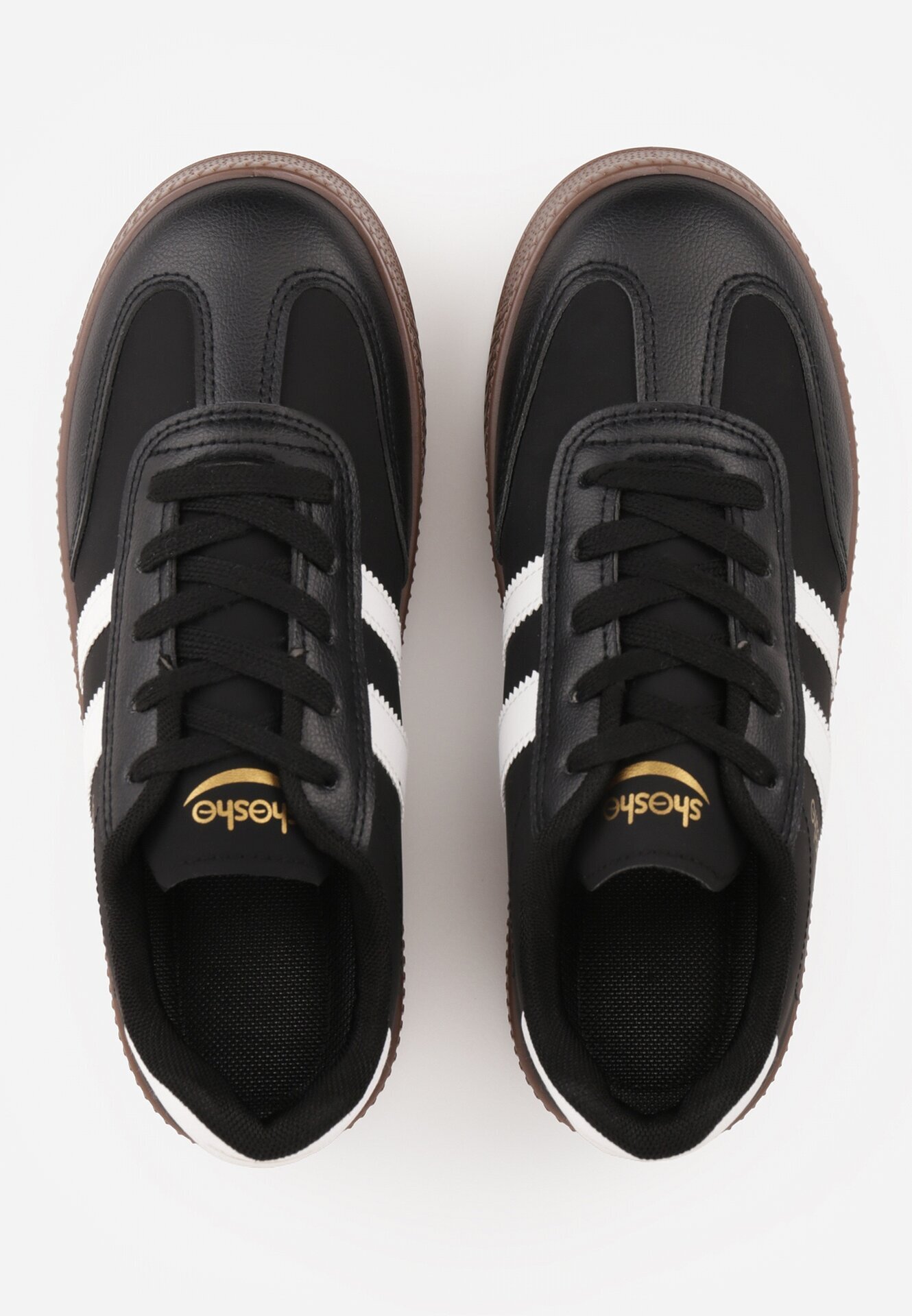shosho Sneakers Negru cu alb