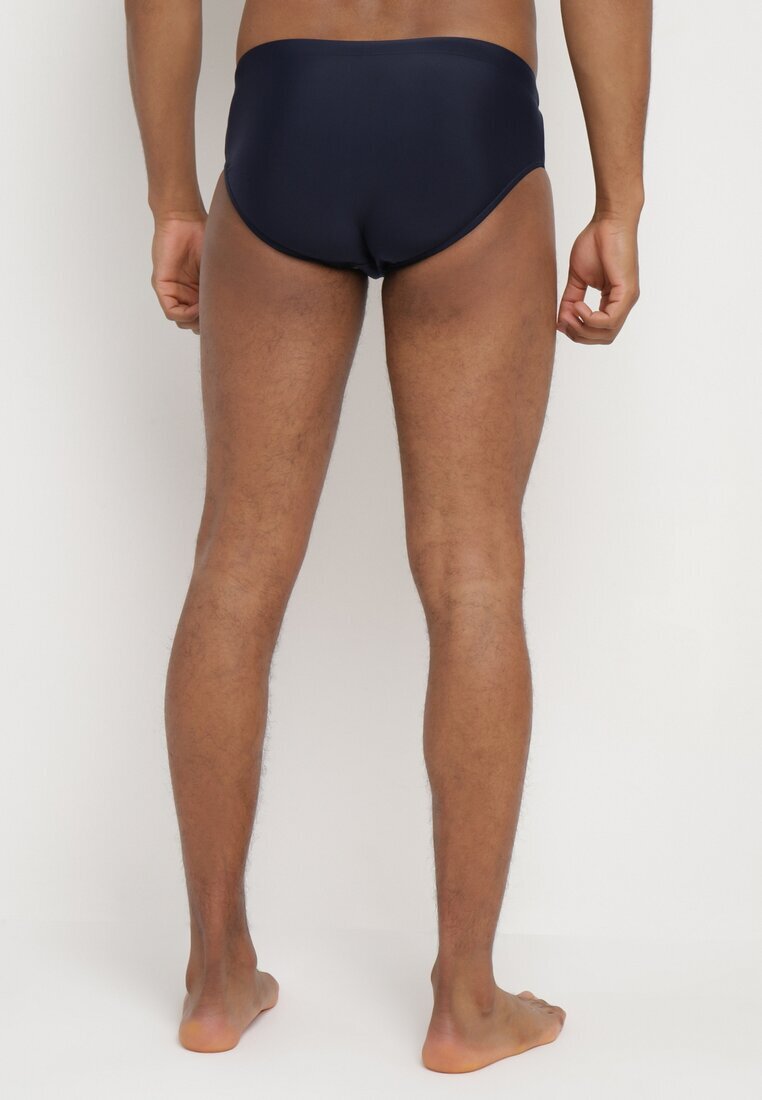  Slip de baie bleumarin cu elastic în talie Harnbia