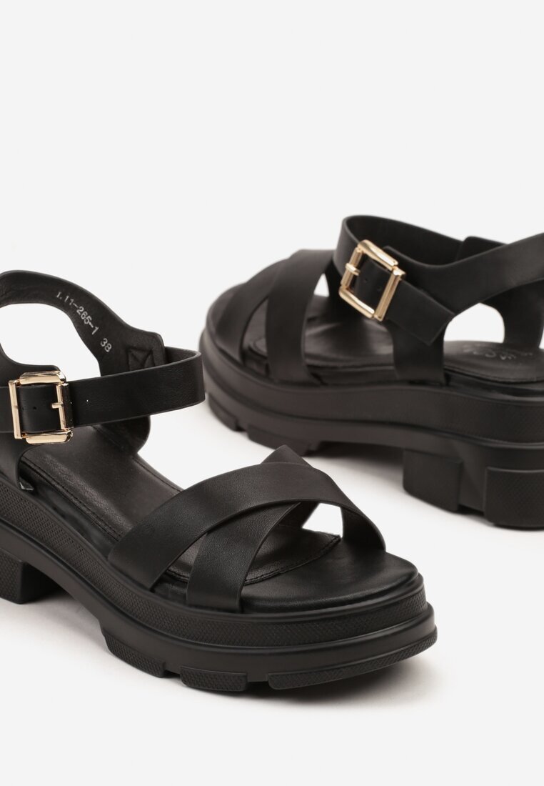 smallawan Sandale Negre