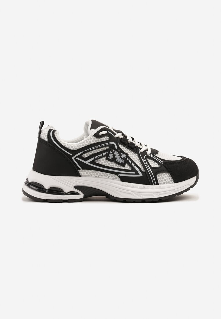 smallawan Sneakers Negri cu Model Geometric Froloti