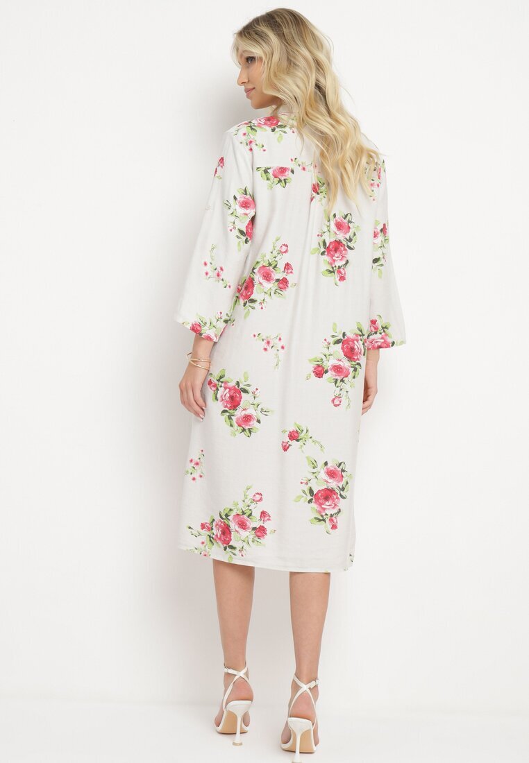 smiling fairy Rochie Gri deschis Tip cutie din Bumbac cu Mânecă Reglabilă Avamla