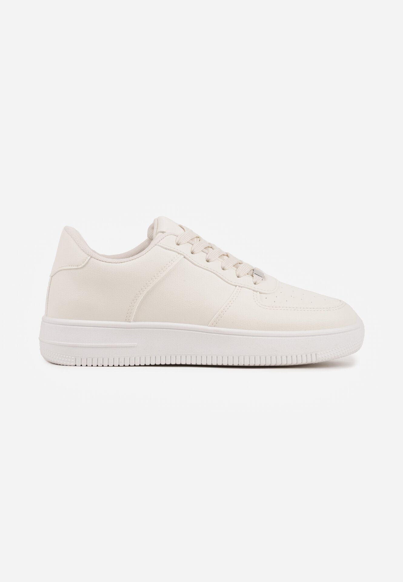  Sneakers Bej cu Perforație pe Vârf Elletia