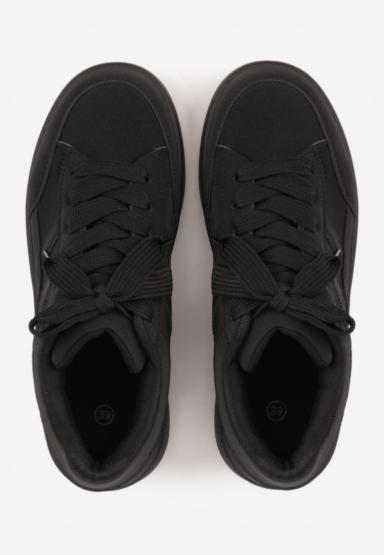  Sneakers Casual cu cusături decorative și benzi laterale Ariesera Negri