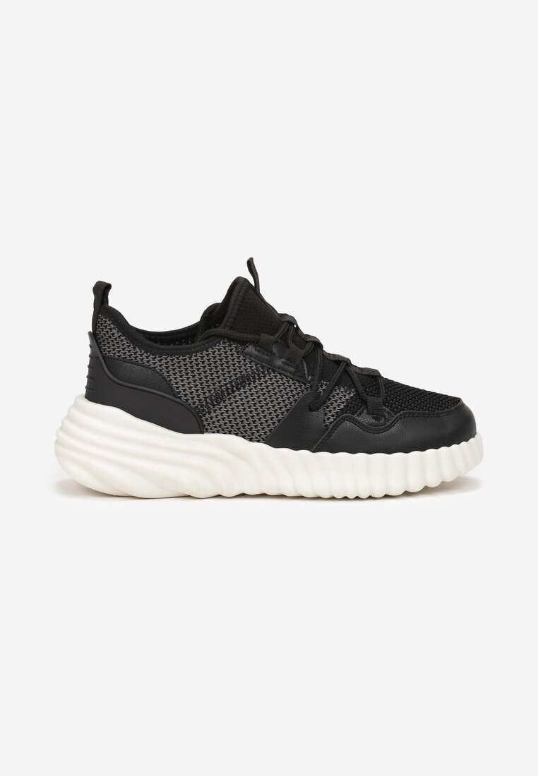  Sneakers Negri pe Talpă Groasă Demetra