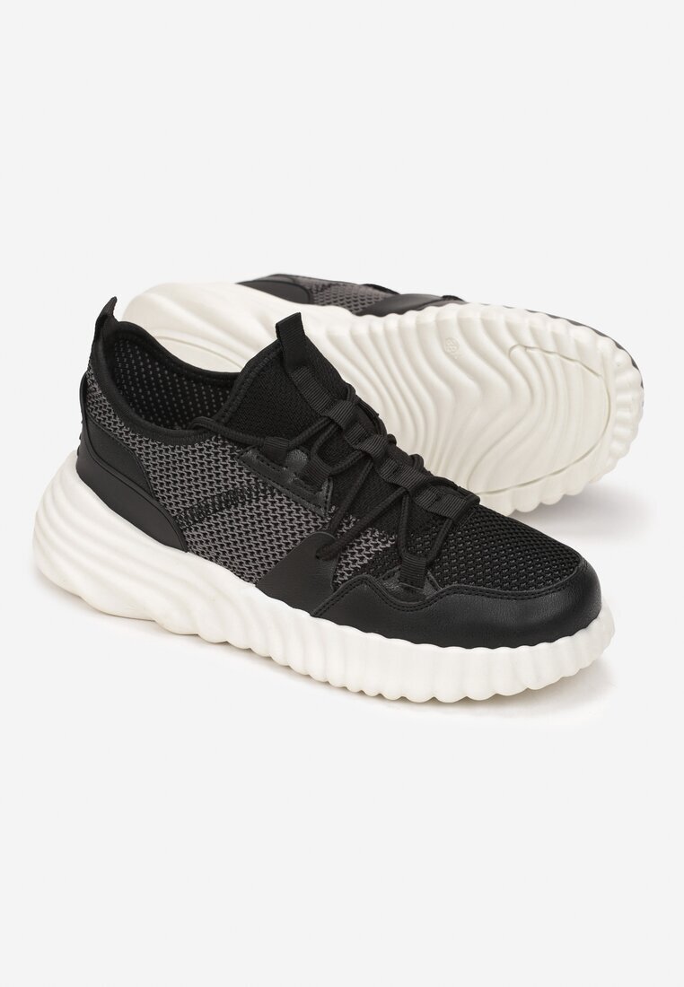  Sneakers Negri pe Talpă Groasă Demetra
