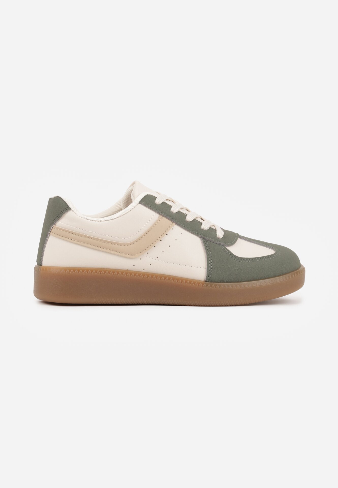  Sneakers Verzi cu Talpă Groasă și Inserții Decorative Galivia