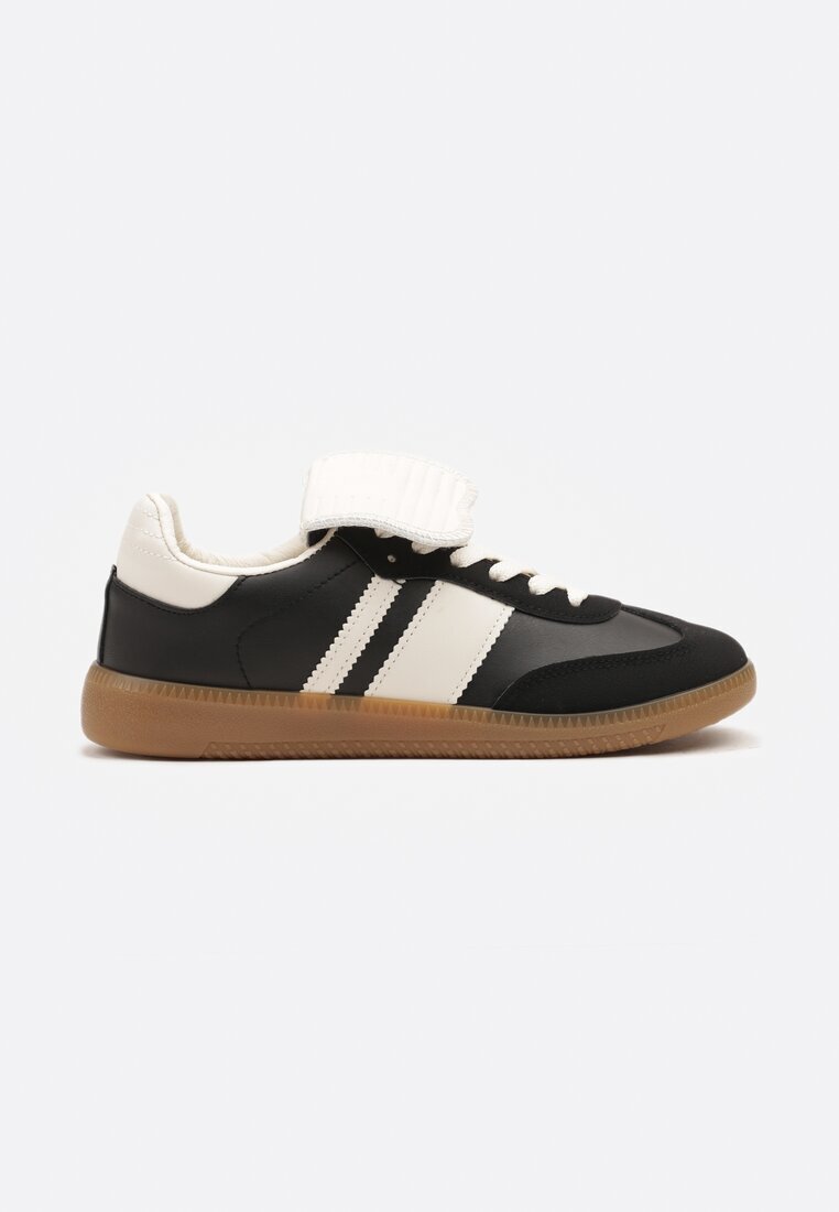  Sneakersi Tenisi Negri Decorați cu pliu Myrloria